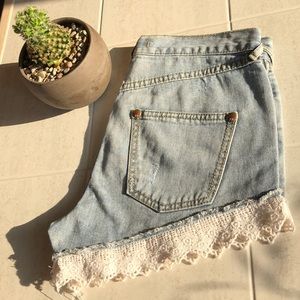 Free People Jean Shorts
